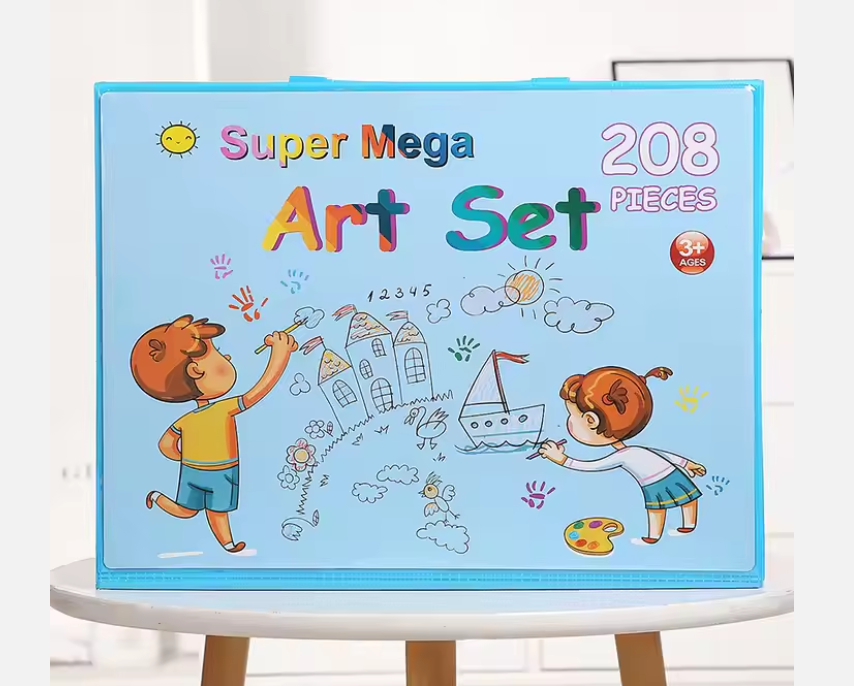 208-Piece Kids Art Set