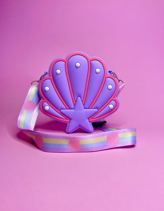 Purple Shell Silicone Bag